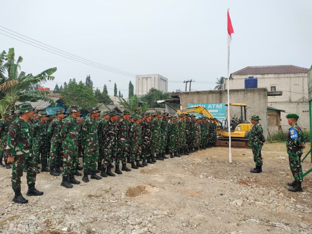 Kegiatan Apel Pagi TMMD ke-130 di Kodim 0510/Tigaraksa