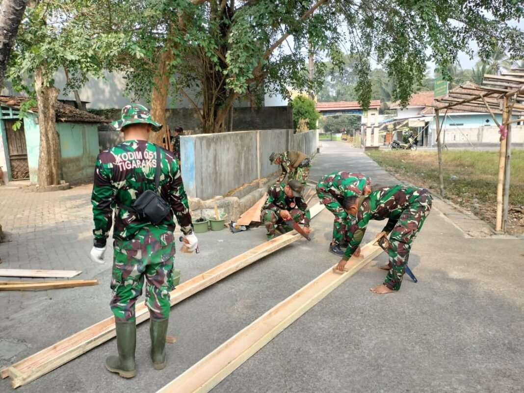 Kekompakan dalam Kerja, Satgas TMMD ke-130 Perkuat Pembangunan dengan Ketelitian