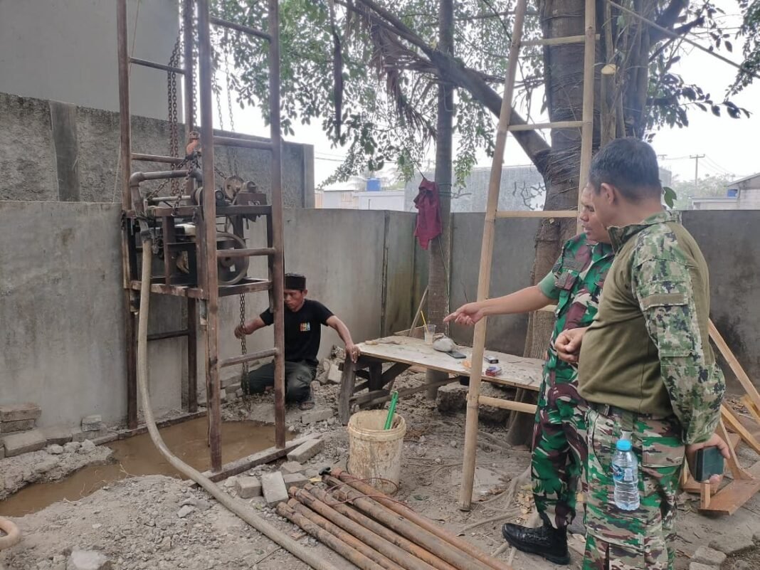 Satgas TMMD ke-130 Laksanakan Pengeboran Sumur di Tangerang
