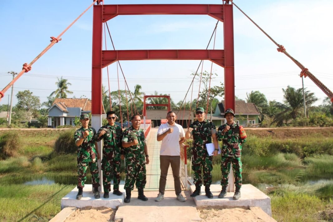 Pengecekan Pembangunan Jembatan Perintis Garuda oleh Tim Wasev